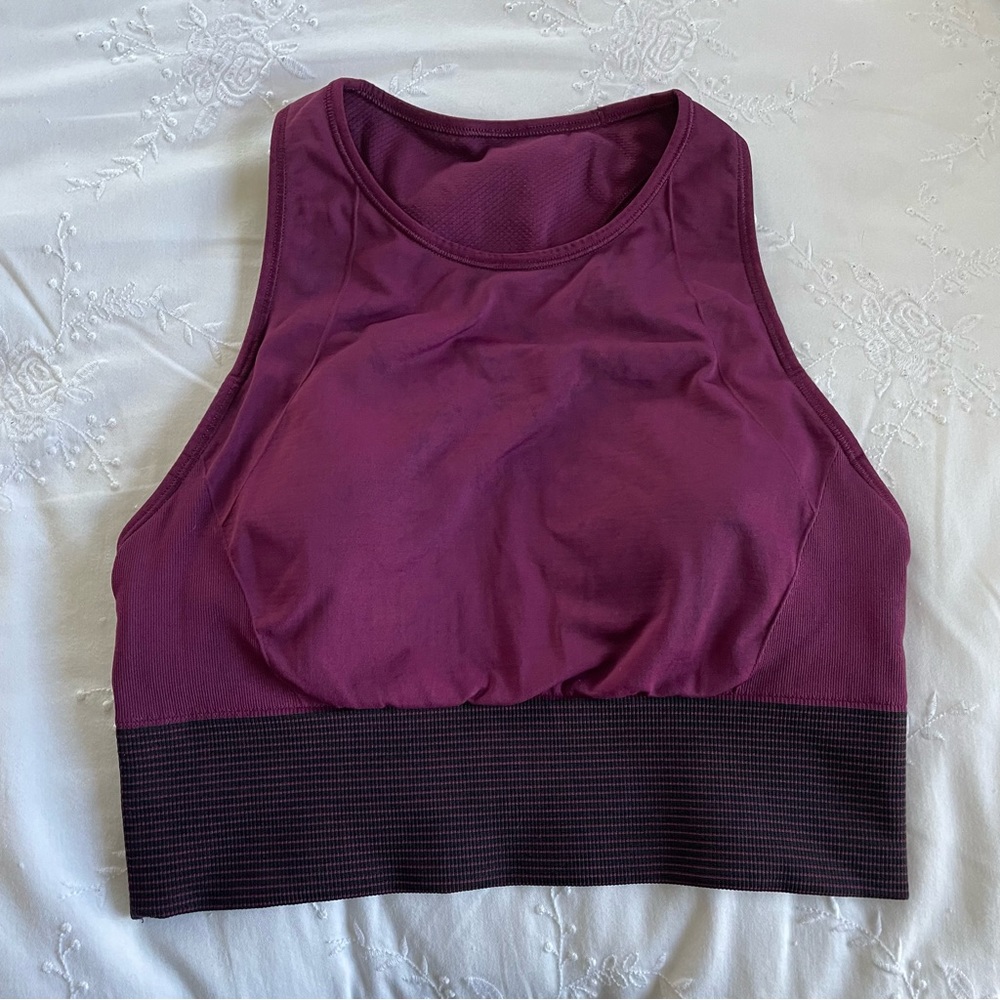 lululemon Ebb toTrain bra | sz 8 | maroon color